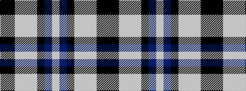 idealised woven sample of pattern KKWWWKBW