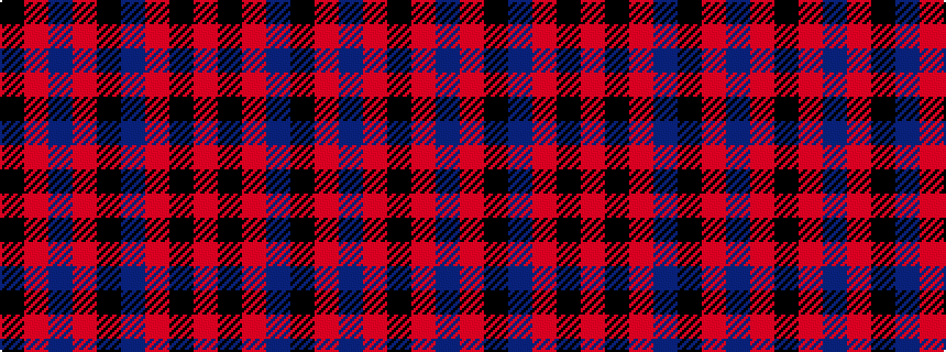 idealised woven sample of pattern KRBRKBRKR