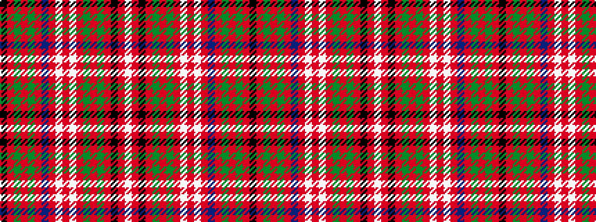 idealised woven sample of pattern KRGRGRBRWRWRGRGRKRW
