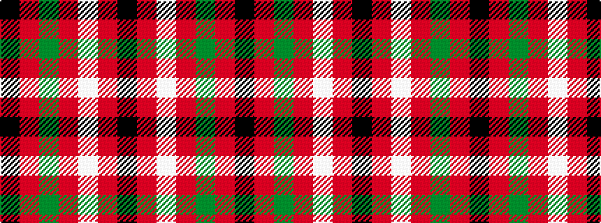 idealised woven sample of pattern KRGRWRK