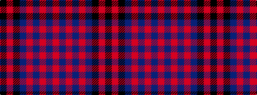 idealised woven sample of pattern KRKBRBRBR