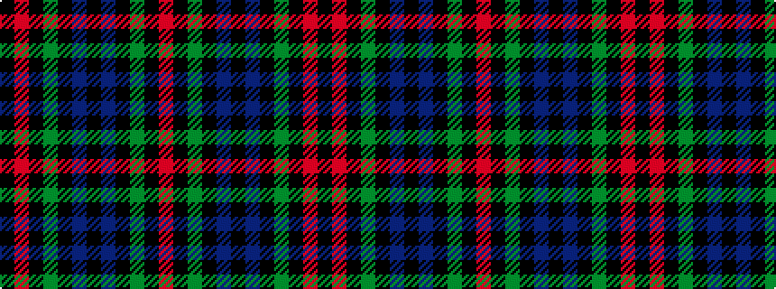 idealised woven sample of pattern KRKGKBKBKGKR