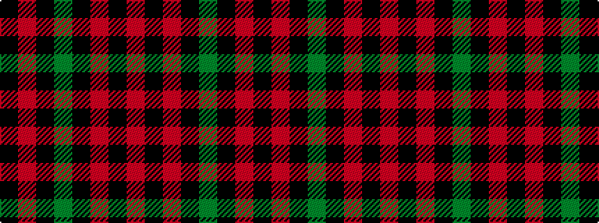idealised woven sample of pattern KRKGKRKR