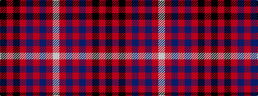idealised woven sample of pattern KRKRBRBRW