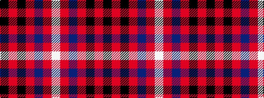 idealised woven sample of pattern KRKRBRW