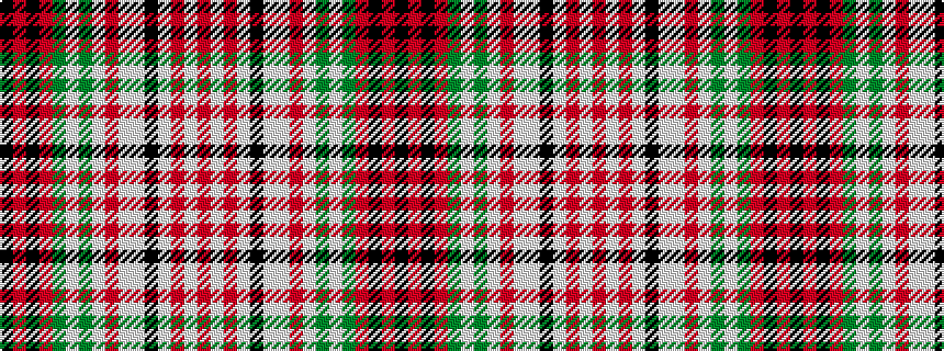 idealised woven sample of pattern KRKRGWGWRWWKWRWR
