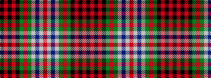 idealised woven sample of pattern KRKRKGRGWBWR