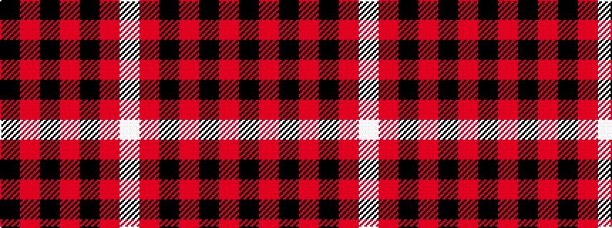 idealised woven sample of pattern KRKRKRW