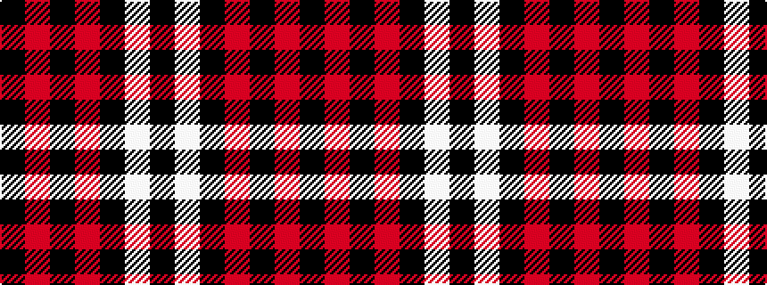 idealised woven sample of pattern KRKRKWK