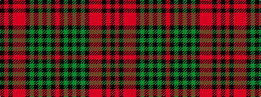 idealised woven sample of pattern KRKRRRKGKGKGKR