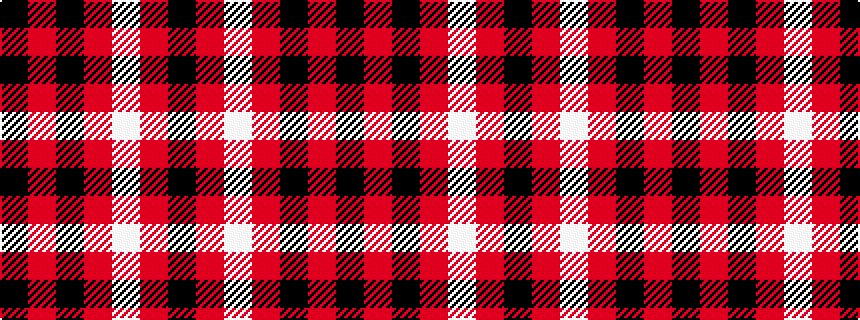 idealised woven sample of pattern KRKRWRK