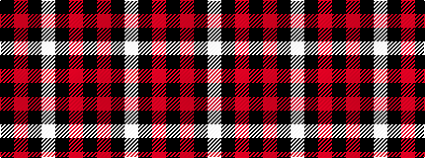 idealised woven sample of pattern KRKWKRK