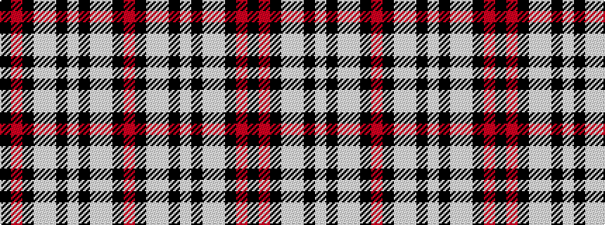 idealised woven sample of pattern KRKWWKWKWWKR