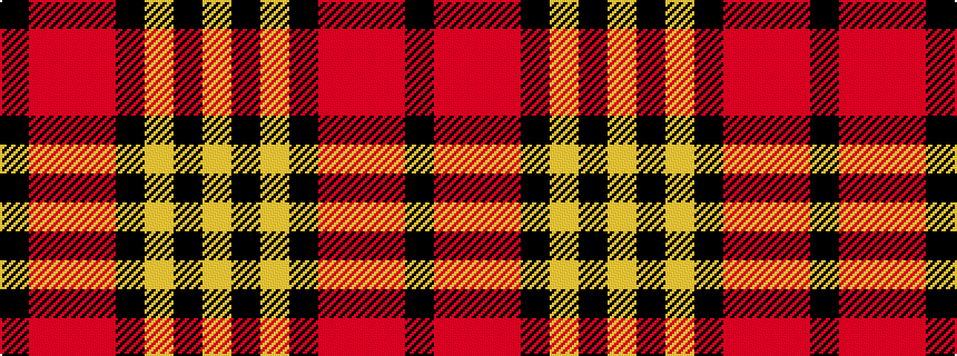 idealised woven sample of pattern KRRRKYKY