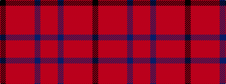idealised woven sample of pattern KRRRRRBRR