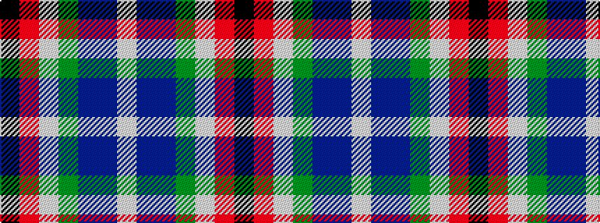 idealised woven sample of pattern KRWGBBW