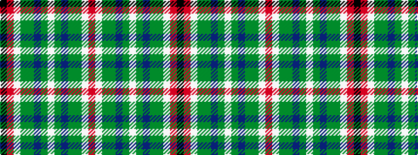 idealised woven sample of pattern KRWGGBGWGBGGWR