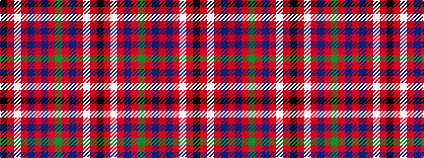 idealised woven sample of pattern KRWRBRBRGRBRWRK