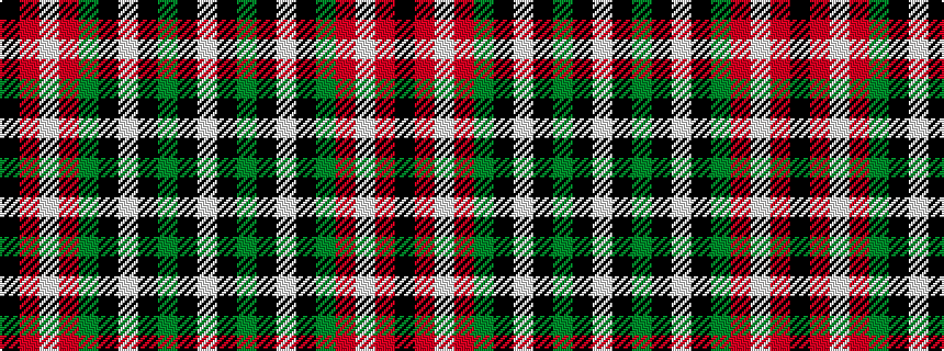 idealised woven sample of pattern KRWRGKWKGKW
