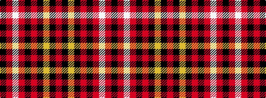 idealised woven sample of pattern KRWRKRKYKR