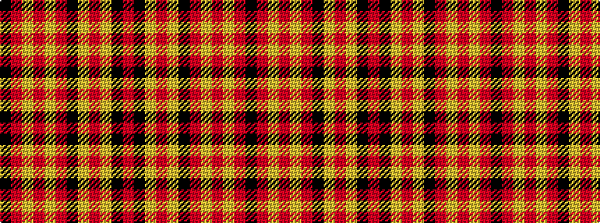 idealised woven sample of pattern KRYRYRKYRYKR