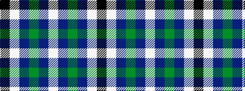 idealised woven sample of pattern KWBGBW