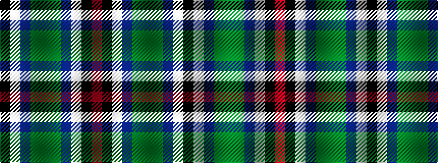 idealised woven sample of pattern KWBGGGBWKR