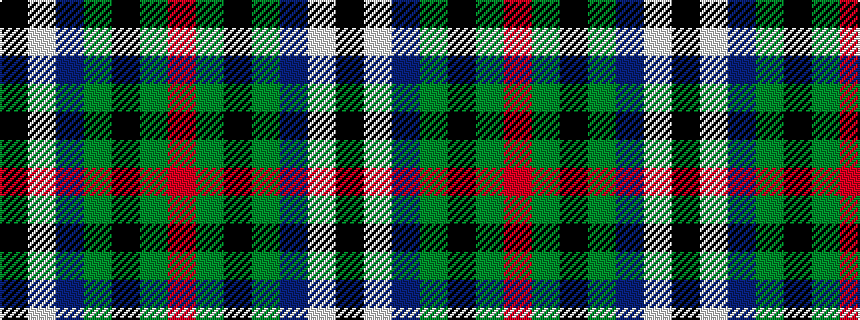 idealised woven sample of pattern KWBGKGR