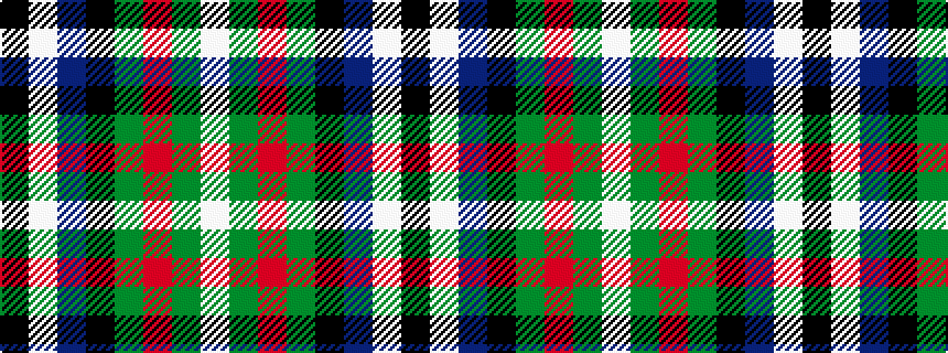 idealised woven sample of pattern KWBKGRGW