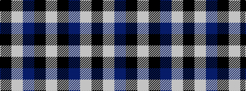 idealised woven sample of pattern KWBKW