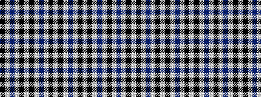 idealised woven sample of pattern KWBWKWKWBWKW