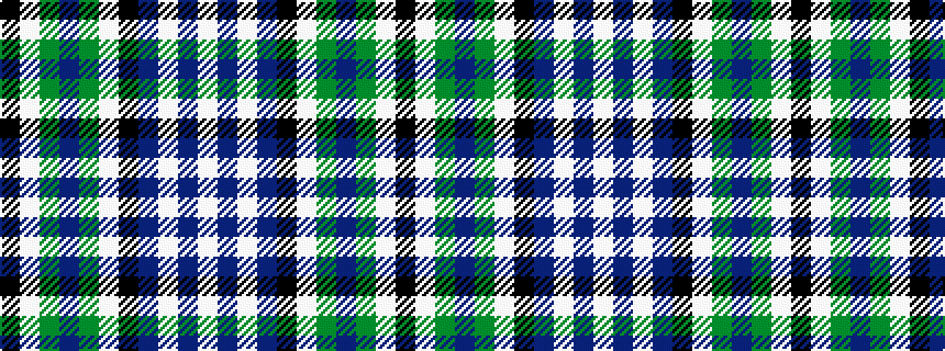 idealised woven sample of pattern KWGBGWKBWBW