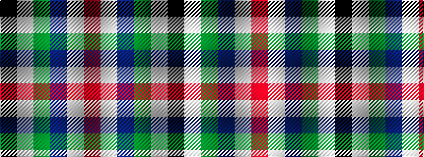 idealised woven sample of pattern KWGBWR