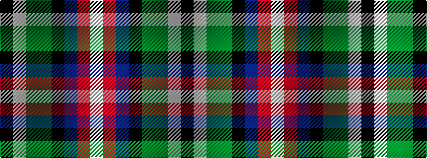 idealised woven sample of pattern KWGGKBRW