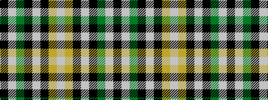 idealised woven sample of pattern KWGKWKYW