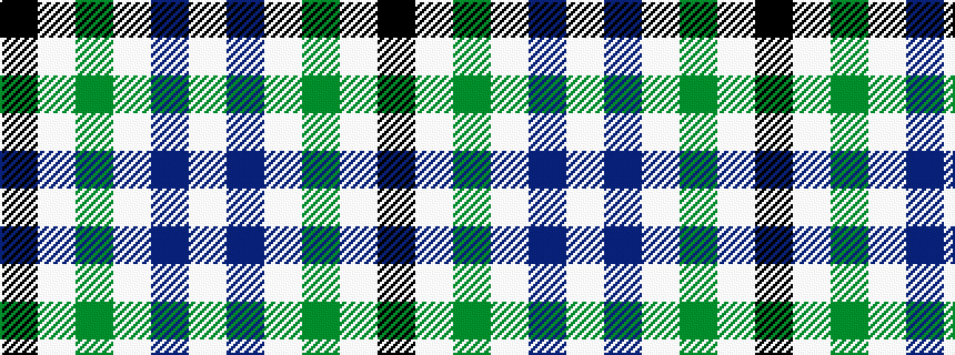 idealised woven sample of pattern KWGWBW