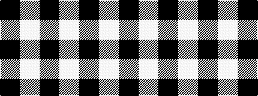 idealised woven sample of pattern KWK