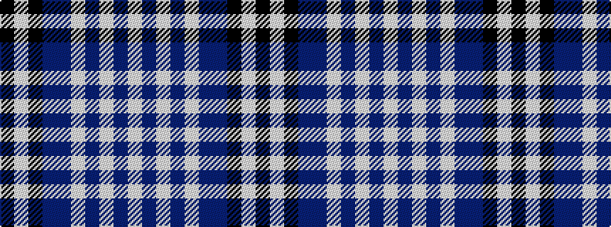 idealised woven sample of pattern KWKBBWBWBW