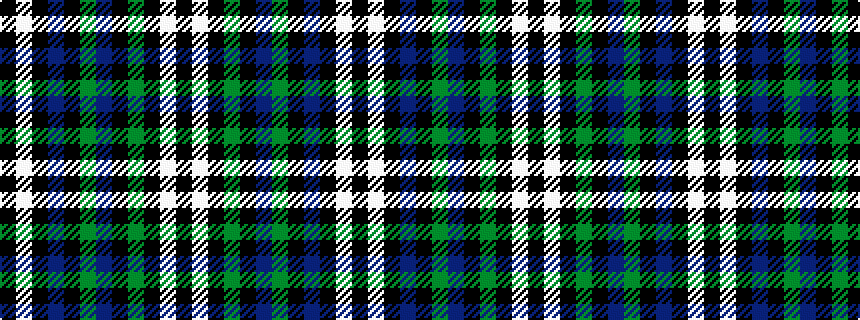 idealised woven sample of pattern KWKBKGBKGKWK