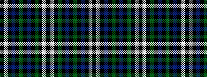 idealised woven sample of pattern KWKBKGKBKGKWK