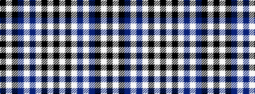 idealised woven sample of pattern KWKBWBWKWK