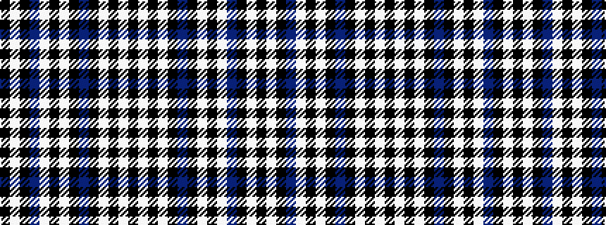 idealised woven sample of pattern KWKBWKWKBKWKWK