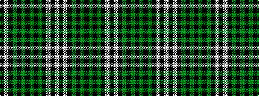 idealised woven sample of pattern KWKGKGKGKGKWKW