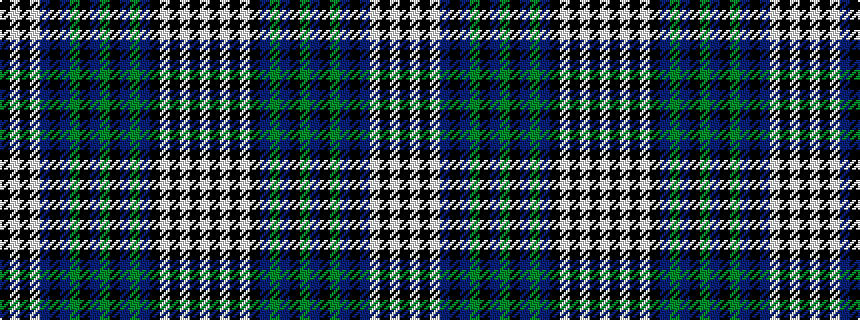 idealised woven sample of pattern KWKWBKBGKBGKBGBKWKWKW
