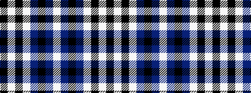 idealised woven sample of pattern KWKWBKBW