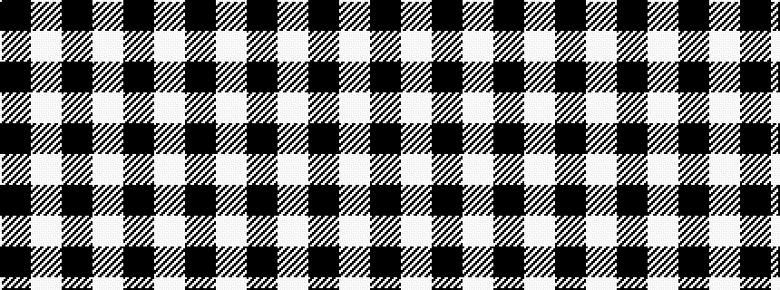 idealised woven sample of pattern KWKWKW