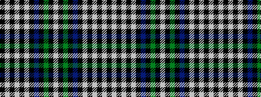 idealised woven sample of pattern KWKWKWKBKGKW