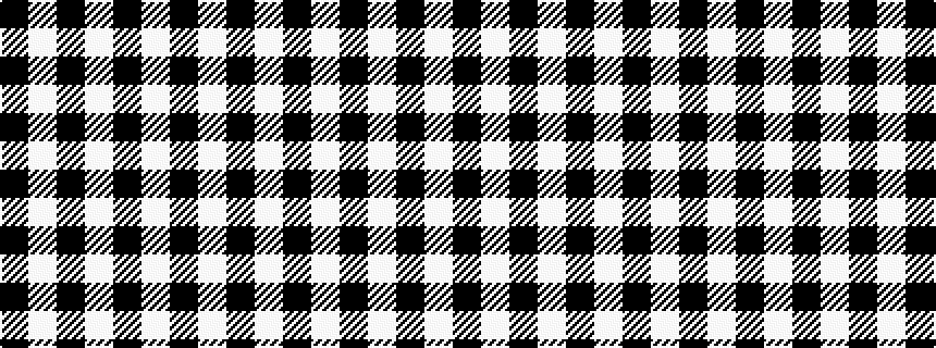 idealised woven sample of pattern KWKWKWKW