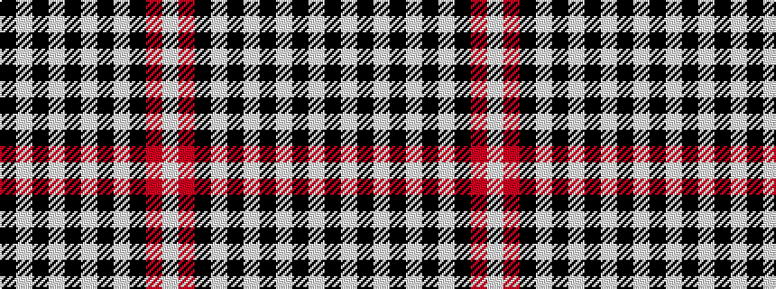 idealised woven sample of pattern KWKWKWKWKRW