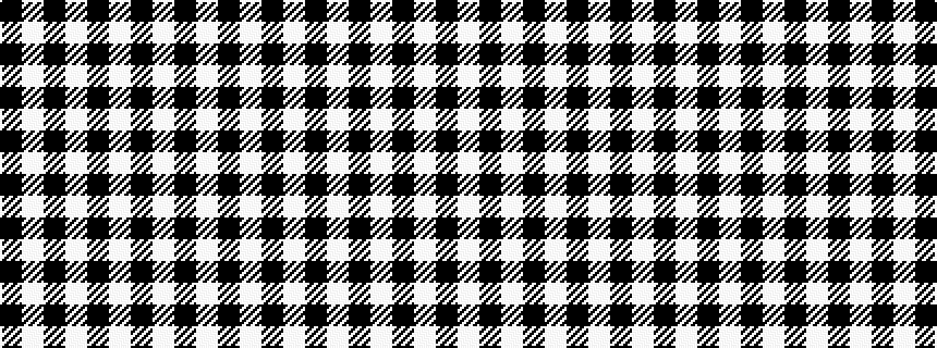 idealised woven sample of pattern KWKWKWKWKW